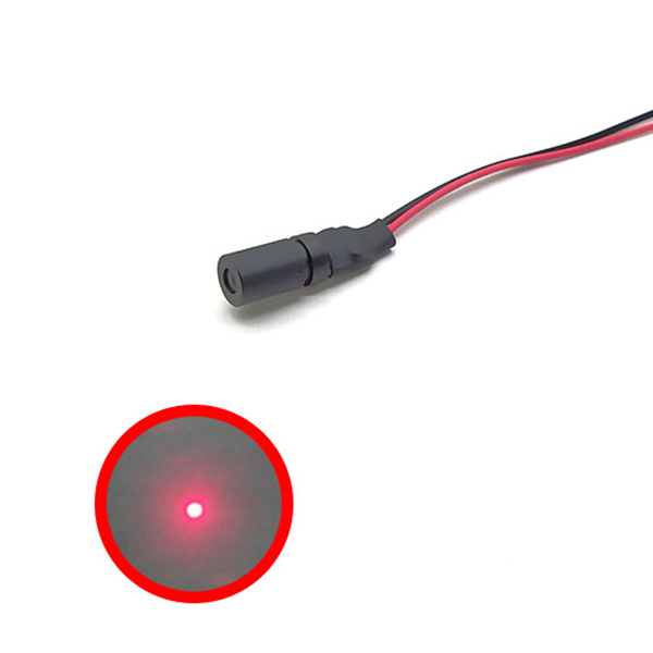 650nm 5mW Módulo láser Dot φ6mm Small Size High Temperature Resistance Laser